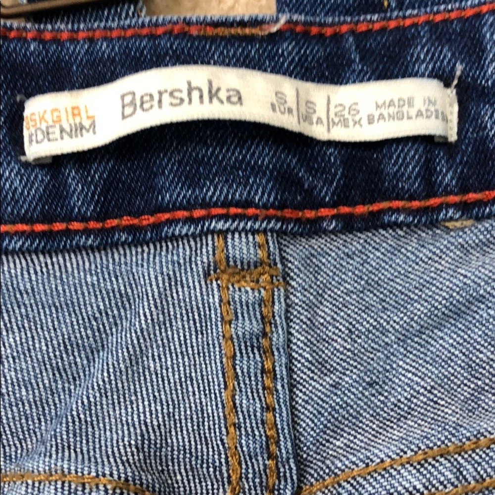 Bershka Distress Denim Overall Small - Picture 8 of 8